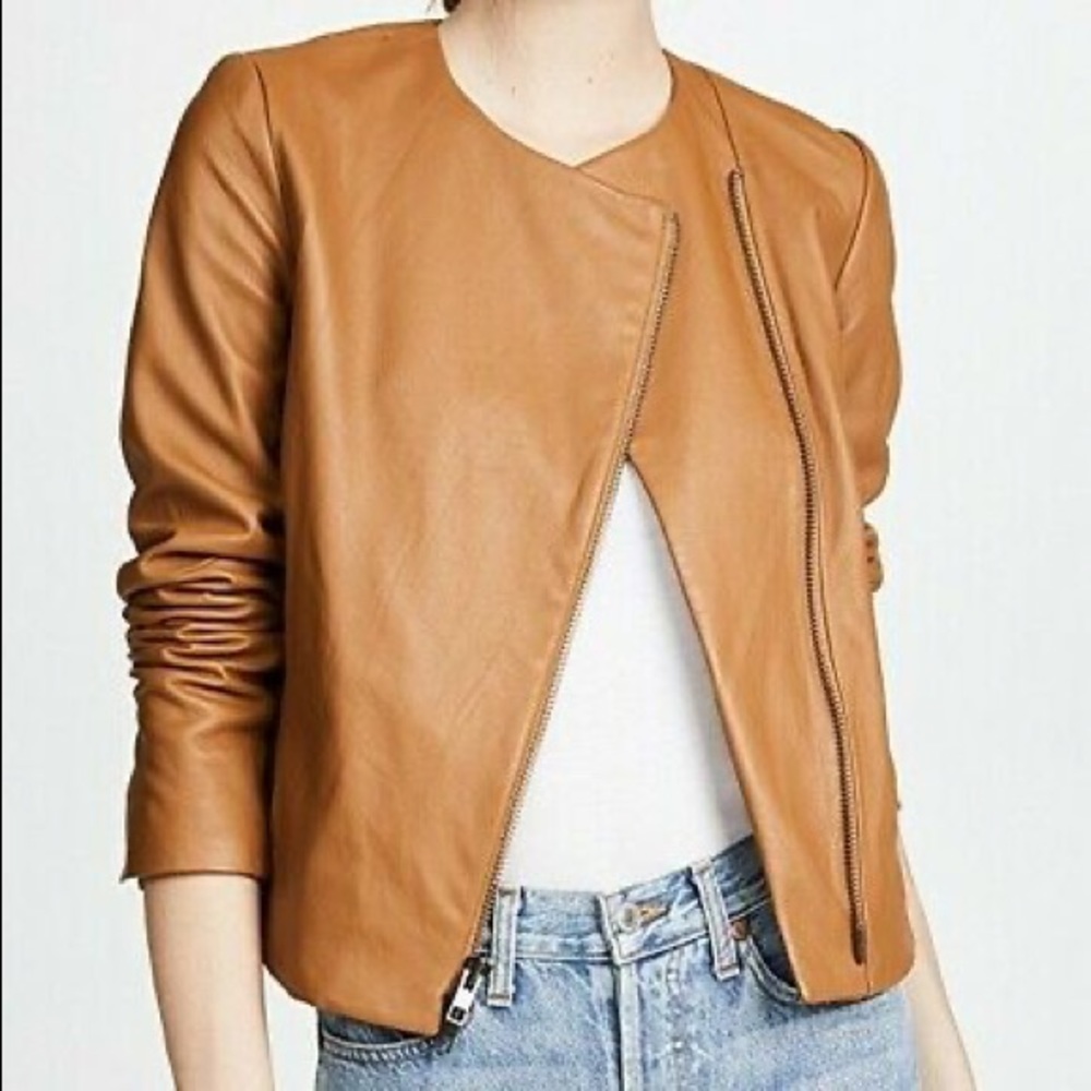 NWT VINCE leather jacket